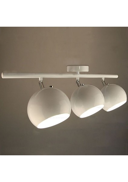 Modern 3’lü LED spot avize, hareketli, beyaz, şık ve enerji tasarruflu tasarım