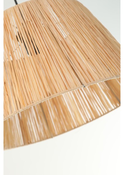 Doğal bambu avize kapak, şık ve zarif modern aydınlatma seçeneği modelleri