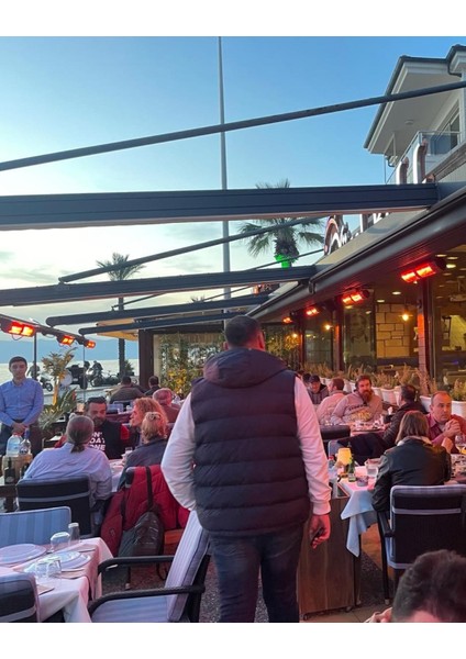 Halogen Black 2000Watt - Dış Mekan Isıtıcı Cafe Balkon Teraslar Için modelleri
