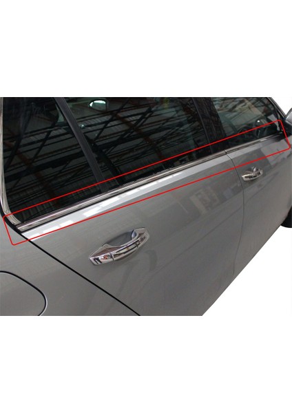 Vw Golf 7 Cam Çıtası 4 Prç krom 2013 ve Sonrası