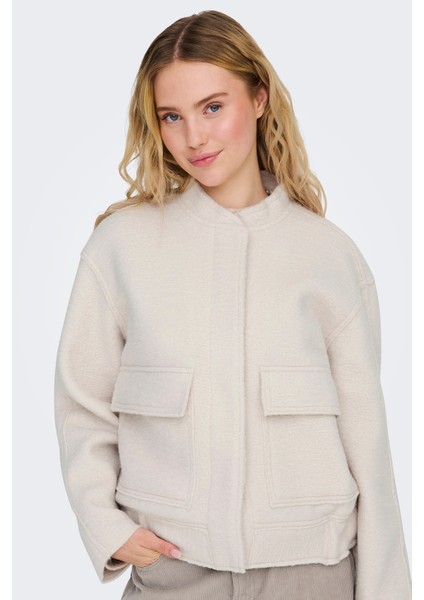 Onlsanne Regular Fit Yumuşak Dokulu Bomber Ceket Bayan Ceket 15335196