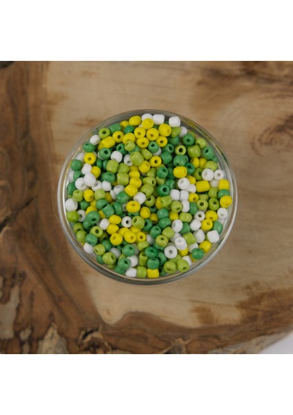 Abc Kum Boncuk Karışık 4 mm 500 Gram 6/0 - Mix 4