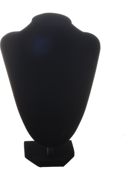 Mağaza Manken Büstü Takı Kolye Kolye Küpe Ekran Standı Tutucu Black-Xl (Yurt Dışından)