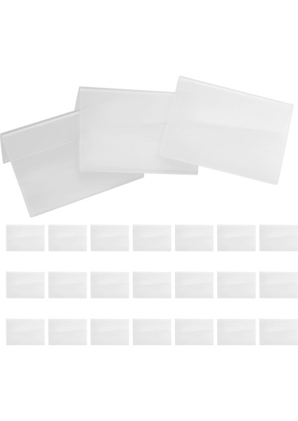 30 Adet Burcu Ekran Tutucu Fiyat Adı Kart Etiketi Mini Burcu Etiket Tezgah Üstü Stand Kılıfı 6 cm x 4 cm (Yurt Dışından)