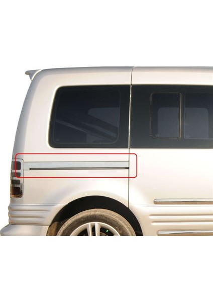 Vw Caddy Sürgülü Kapı Çıtası 2 Prç Krom 2003-2010