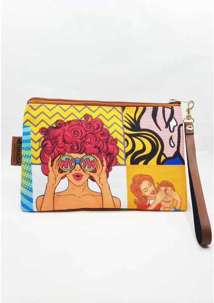 Popart Renkli Gözlük Çantası modelleri