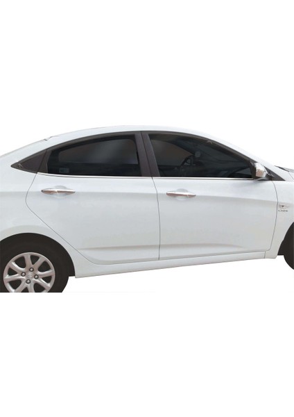Hyundai Accent Blue Rb Cam Çıtası 4 Prç krom 2011 ve Sonrası