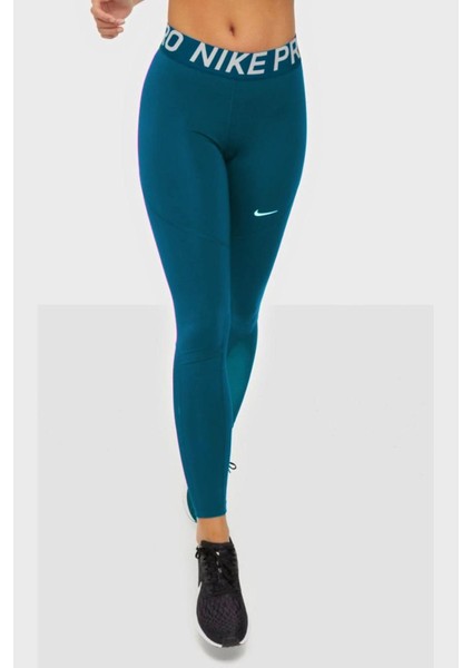 Pro Tigh Fit Full Length Leggings Toparlayıcı Tam Boy Tayt Petrol Mavi