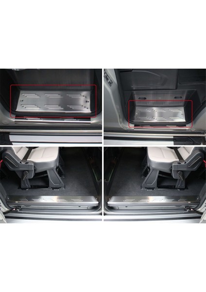 Ford Custom Iç Kapı Eşiği 4 Prç Krom 2013 ve Sonrası