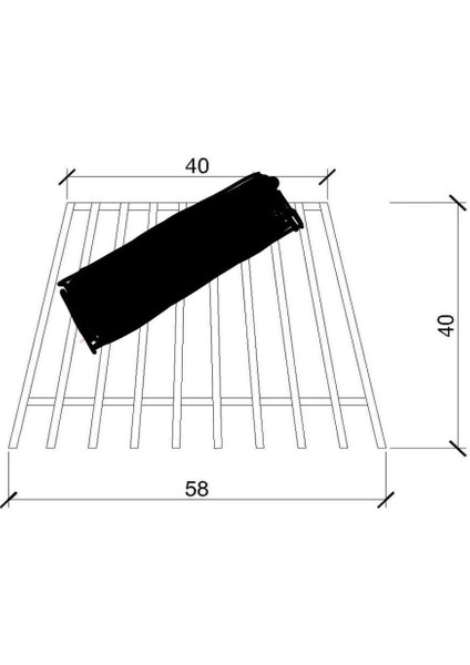 Şömine Içi Küllüklü Döküm Izgara 58 cm Şömine Izgarası Küllüklü Izgara