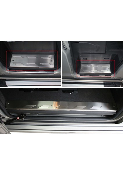 Ford Custom Iç Kapı Eşiği 3 Prç Krom 2013 ve Sonrası