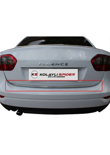 Renault Fluence Sm3 Bagaj Alt Çıta Krom 2010 ve Sonrası