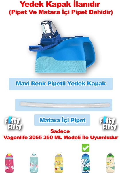 Pipetli Yedek Kapak + Matara Içi Pipet (Sadece 2055 350 ml Çocuk Termosu Ile Uyumludur) fiyatları