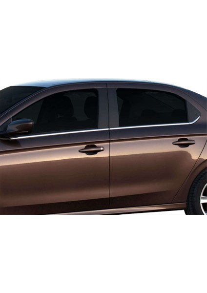 Peugeot 301 Cam Çıtası 6 Prç krom 2013 ve Sonrası