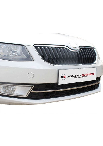 Skoda Octavia A7 Ön Tampon Çıtası krom (Mk.sız Kasa) 2013-2017