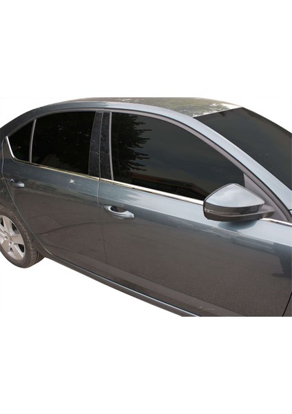 Skoda Octavia A7 Cam Çıtası 6 prç Krom 2013 ve Sonrası