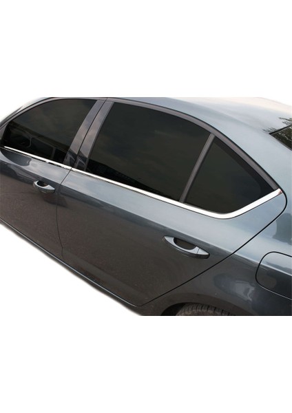Skoda Octavia A7 Cam Çıtası 6 prç Krom 2013 ve Sonrası