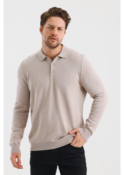 Alexandergardı Düğmeli Polo Yaka Regular Fit Kazak (E24-EZE-36) fırsatları