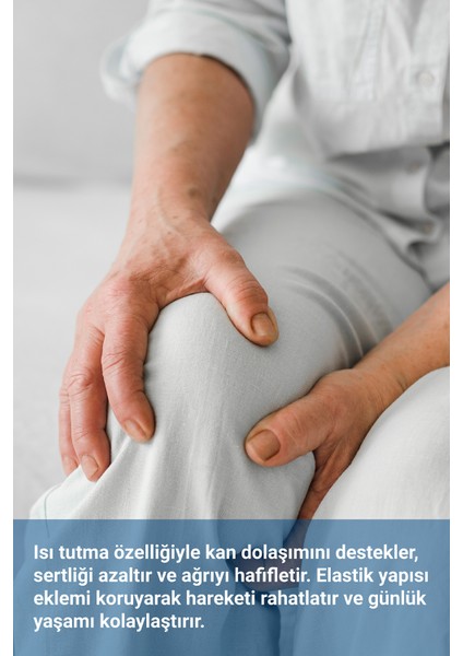 2 Adet Yünlü Dizlik Çorap, Termal Dizlik, Saf Yün Dizlik, Kireçlenme, Diz Agrısı