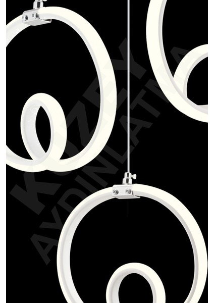 Renkli Kumandalı LED Aydınlatma, Kristal Taş, Modern Tasarım, 5 Ampul, 35x57 cm indirimleri