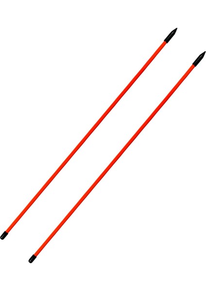 2x Golf Hizalama Çubukları Egzersiz Salıncak Uygulaması Için Golf Uygulama Yardımı Kırmızı (Yurt Dışından)