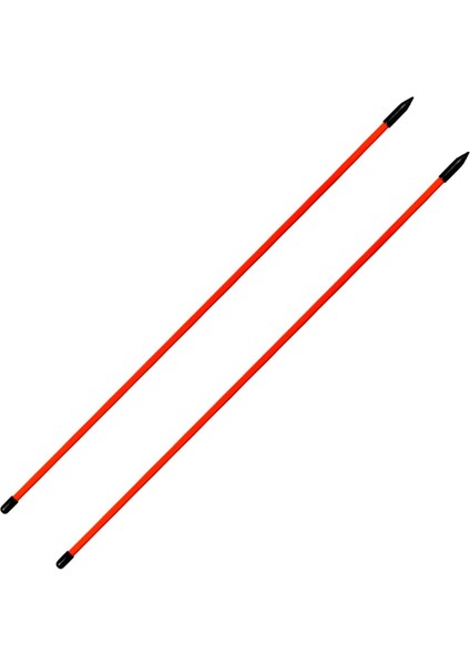 2x Golf Hizalama Çubukları Egzersiz Salıncak Uygulaması Için Golf Uygulama Yardımı Kırmızı (Yurt Dışından)