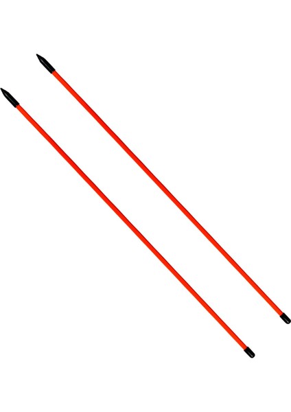 2x Golf Hizalama Çubukları Egzersiz Salıncak Uygulaması Için Golf Uygulama Yardımı Kırmızı (Yurt Dışından)