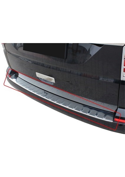 Vw Caravelle T6.1 Arka Tampon Eşiği Krom (Formlu) 2020 ve Sonrası