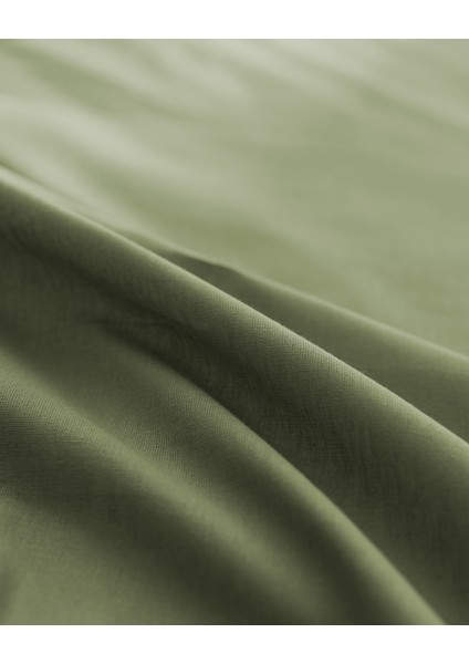 Manon King Size Plus %100 Pamuk Ranforce Lastikli Çarşaf - Haki indirimleri