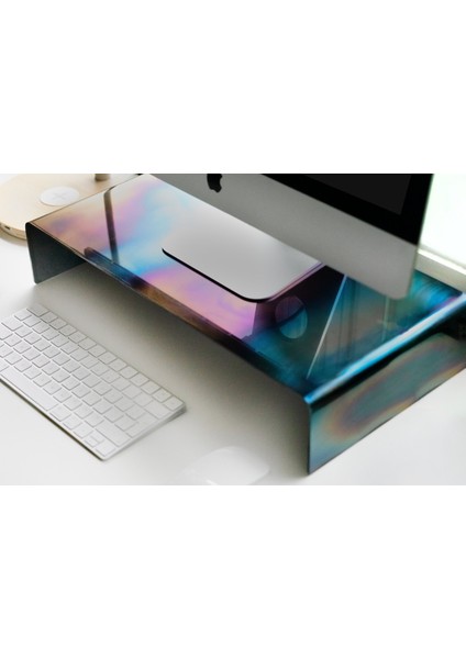 Monitör Yükseltici - Premium Metal Monitör Sehpası - Monitör Desk Shelf