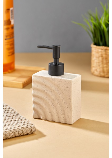 Modern Tasarım Sıvı Sabunluk - Şık ve Dayanıklı (Beton Görünümlü)