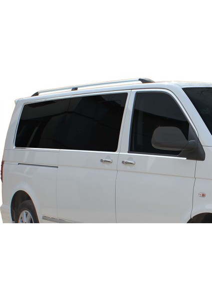 Vw Transporter T5.5 Cam Çerçevesi 14 Prç Krom (K.ş) Tek Sürgü 2010-2014