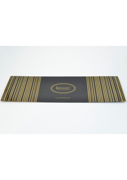 Kahverengi Mavi Şal Motif Desen Kravat Mendil Set