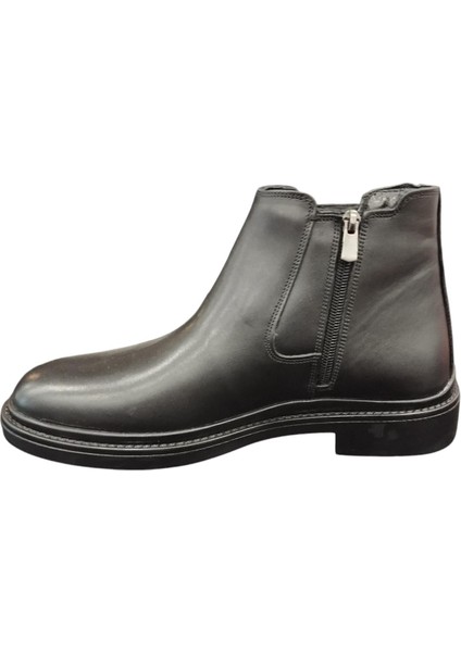 Iç Dış Deri Yandan Lastik Fermuarlı Kauçuk Kayırmaz Taban Erkek Bot fiyatları