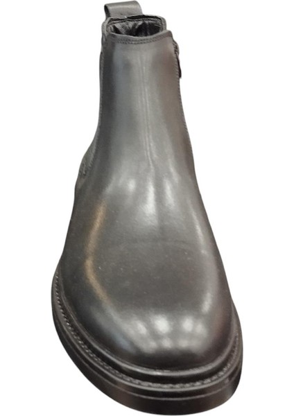 Iç Dış Deri Yandan Lastik Fermuarlı Kauçuk Kayırmaz Taban Erkek Bot modelleri