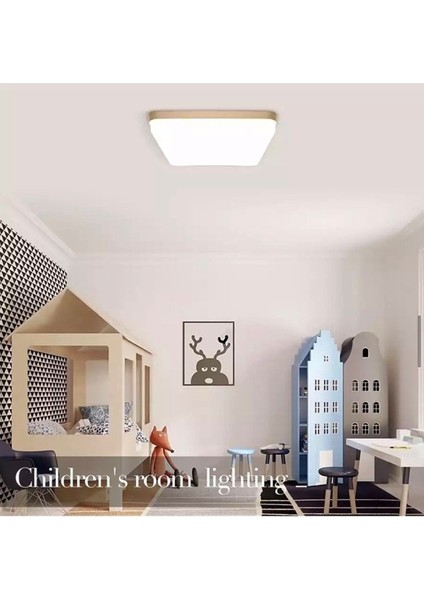 Modern Tavana Sıfır Kare Plafonyer LED Avize Panel Light 6500K Cold White