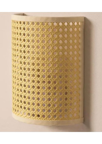 Modern Hasır Aplik, Haki Renkli, Rattan Tasarım, E27 Duy, Şık ve Tarzlı Aydınlatma modelleri