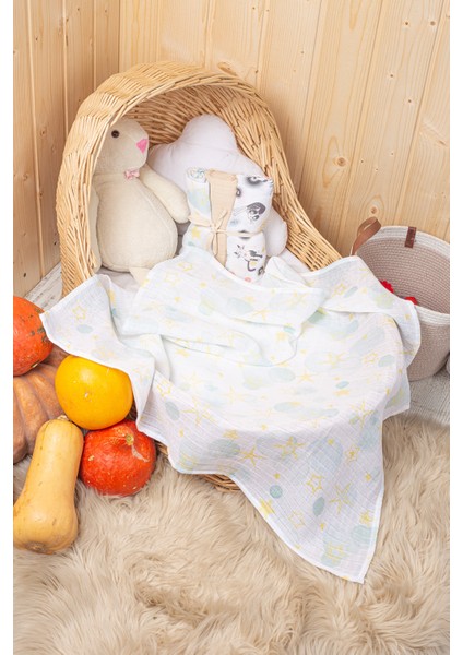 3'lü Çok Amaçlı Müslin Örtü Seti - 75 x 75 cm - ZTC200 fiyatları