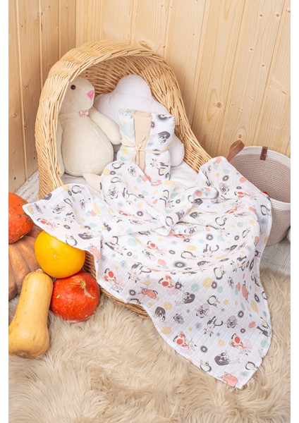 3'lü Çok Amaçlı Müslin Örtü Seti - 75 x 75 cm - ZTC200 modelleri