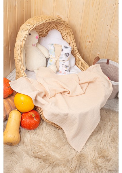 3'lü Çok Amaçlı Müslin Örtü Seti - 75 x 75 cm - ZTC200 fırsatları