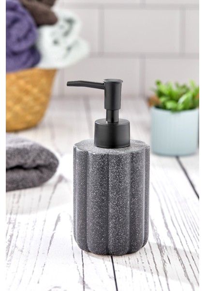 Modern Tasarım Sıvı Sabunluk - Şık ve Dayanıklı (Beton Görünümlü)