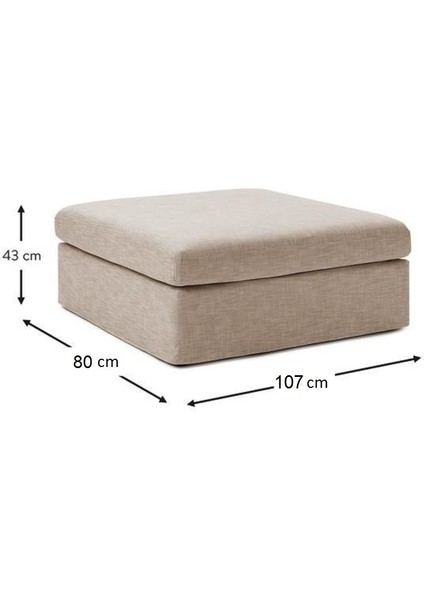 Mode Siesta Pro Kuş Tüyü Puf 11 Kahverengi Keten Kumaş Işbir Sünger (Dairenize Teslim) modelleri