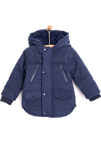 Kapitoneli Kapüşonlu Mont Erkek Bebek