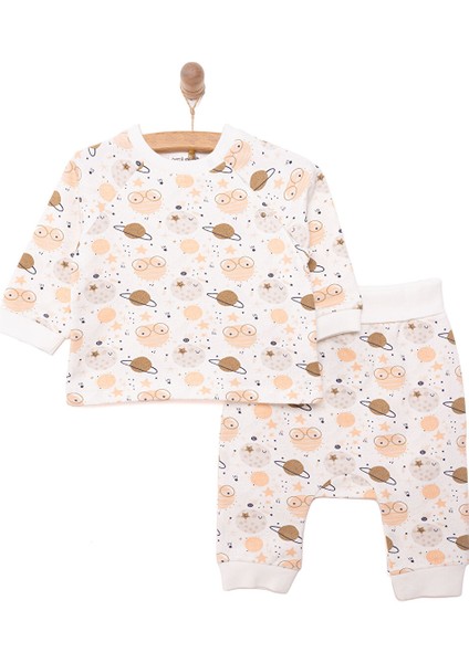 Yenidoğan Zıbın-Rahat Bel Patiksiz Alt 2li Takım Unisex