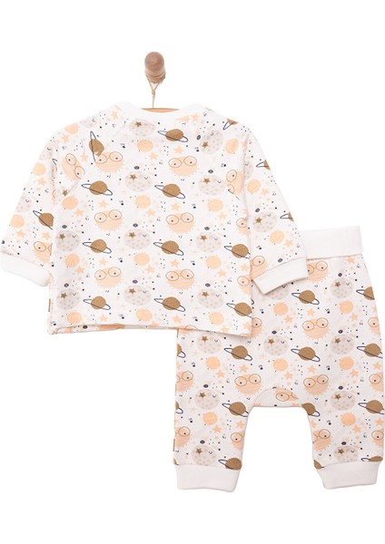 Yenidoğan Zıbın-Rahat Bel Patiksiz Alt 2li Takım Unisex