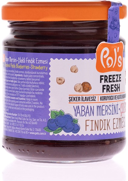 Freeze Fresh Fındık Kreması (Yaban Mersinli)