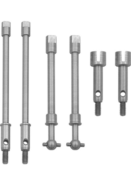 Eksenel SCX24 90081 Model Araba Için Ön ve Arka Direksiyon Tahrik Mili (Yurt Dışından)