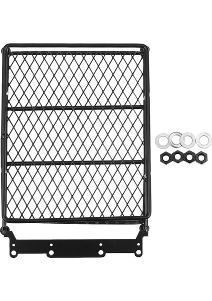 LED Işıklar Bar ile 1/10 Rc Araba Metal Portbagaj Bagaj Taşıyıcı (Yurt Dışından)