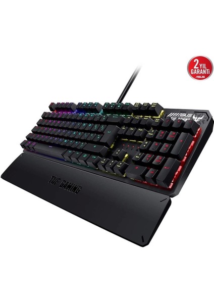 TUF Gaming K3 Red Switch Mekanik RGB Gaming Klavye