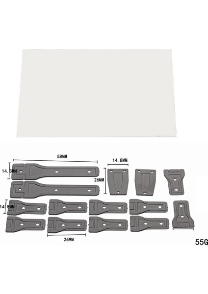 Eksenel Scx6 AXI05000 Jlu 1/6 Rc Araba Için Tam Araba Kapı Menteşesi,1 (Yurt Dışından) indirimleri
